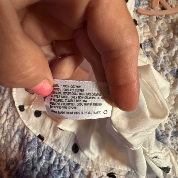 a new day White and Black Polka Dot Dress - Picture 7 of 7